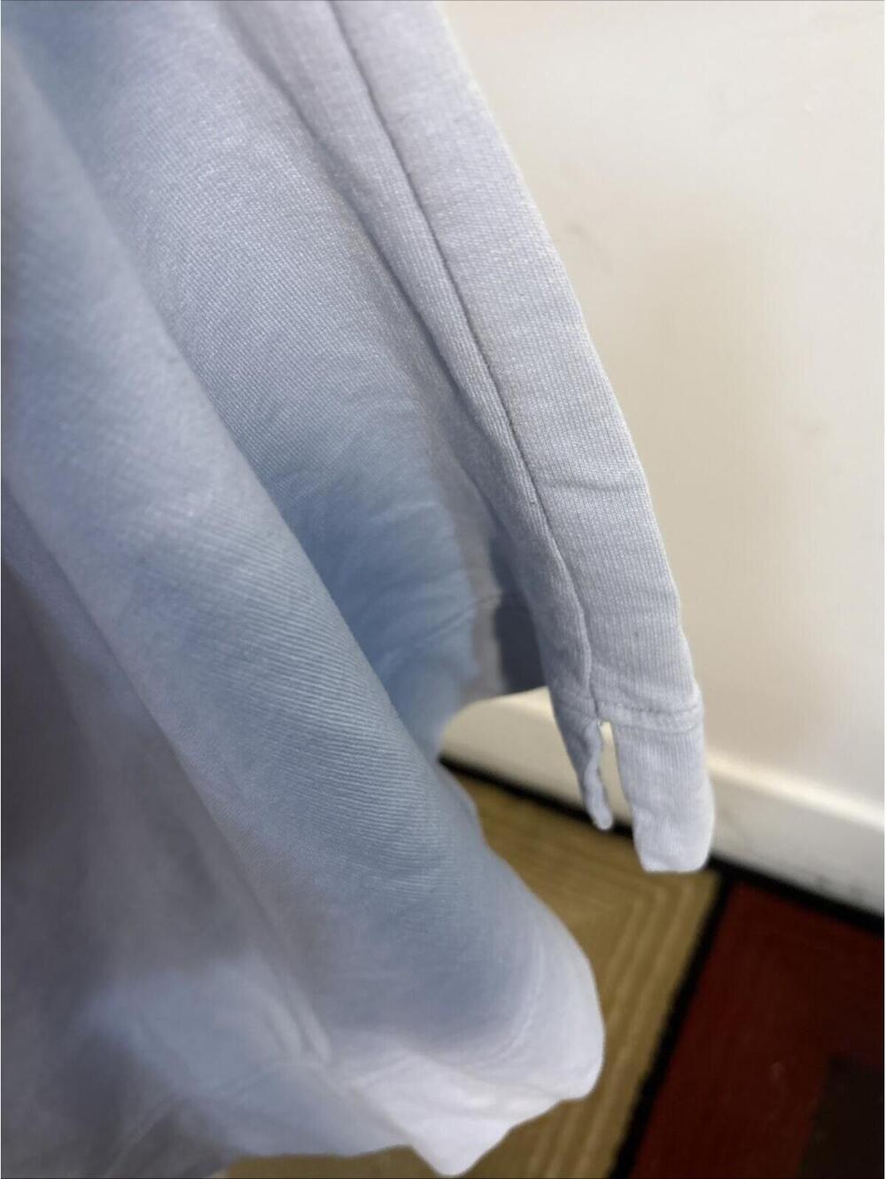 Lou &‎ Grey women's sleeveless stretch knit size Small Side Slits Baby Blue - Picture 3 of 10